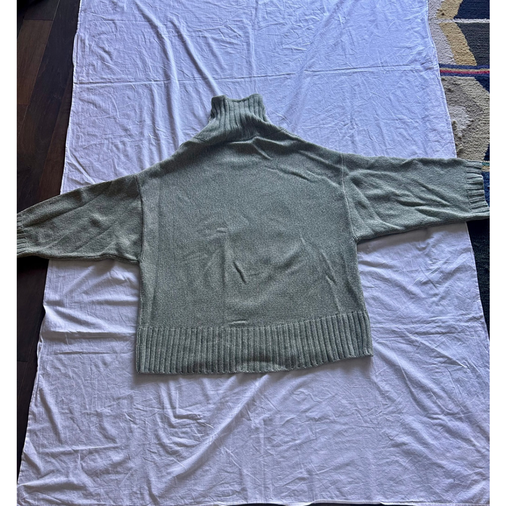 James Street Co Finn Turtleneck Sweater L/XL | 100% RWS Merino Wool | Oversized - Picture 5 of 12